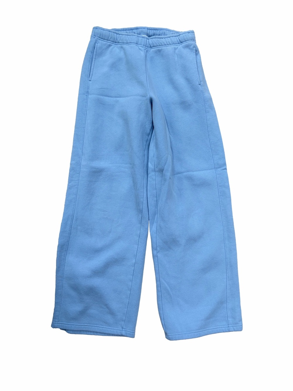OFFLINE By Aerie Size Medium OTT Fleece Super Wide Leg Sweat Pant in Light Blue